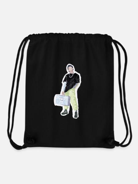 Hip-Hop / Musik / Tanzen / Musikbox / Rap / Flow - Stanley/Stella recycelter Gym Bag - Schwarz