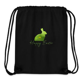Happy Easter rabbit - Stanley/Stella Recycled Gym Bag - black - Front