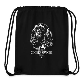 Cocker Epagneul Maman Chien Chien Wilsigns - Sac à cordon recyclé Stanley/Stella - noir - Devant