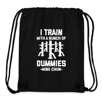 Wing Chun Humor for Martial Artists - Stanley/Stella Recycled Gym Bag - black - Front