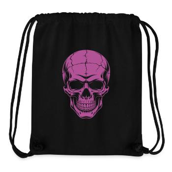Grosser grinsender Skull - Stanley/Stella recycelter Gym Bag - Schwarz - Vorne