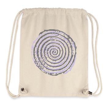spirale - Sac à cordon recyclé Stanley/Stella - blanc naturel - Devant