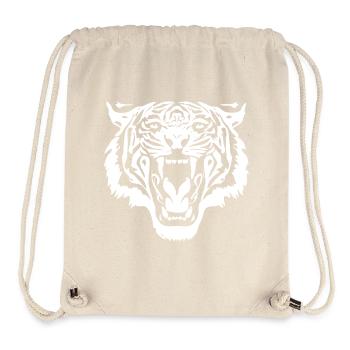 Tête De Tigre - Sac à cordon recyclé Stanley/Stella - blanc naturel - Devant