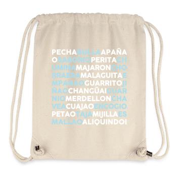 Malaguita (dark) - Stanley/Stella Recycled Gym Bag - natural - Front