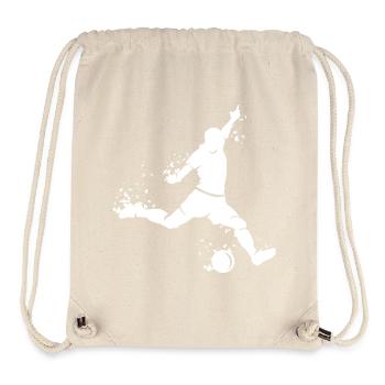 Fußball Spieler Explosion Team EM 2024 icon Fan - Stanley/Stella recycelter Gym Bag - Naturweiß - Vorne