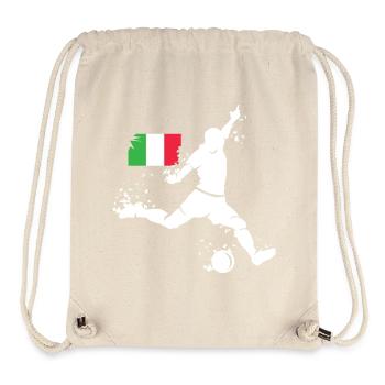 Fußball Team Italien Spieler Explosion EM 2024 - Stanley/Stella recycelter Gym Bag - Naturweiß - Vorne