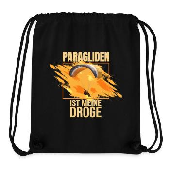 Paragliden ist meine Droge - Stanley/Stella recycelter Gym Bag - Schwarz - Vorne