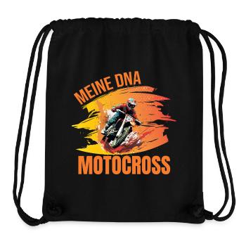 Meine DNA - Motocross - Stanley/Stella recycelter Gym Bag - Schwarz - Vorne