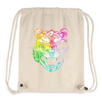 Leopard Tiger Animal - Stanley/Stella Recycled Gym Bag - natural - Front