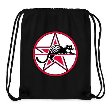 Atomic Utopia - Cat Star - Stanley/Stella Recycled Gym Bag - black - Front