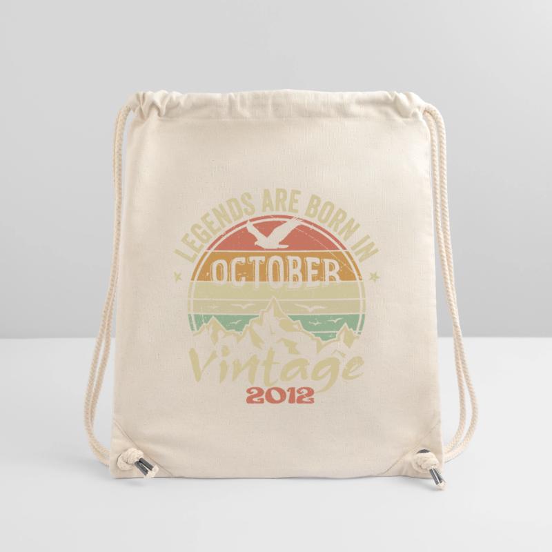 Awesome Since October 2012 - October 2012 Gift Stanley/Stella Recycled Gym Bag