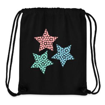 STAR. STARS. CHRISTMAS. CHRISTMAS ISLAND. NEW YEAR'S DAY - Stanley/Stella Recycled Gym Bag - black - Front