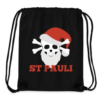 Sankt Pauli Weihnachten - Stanley/Stella recycelter Gym Bag - Schwarz - Vorne