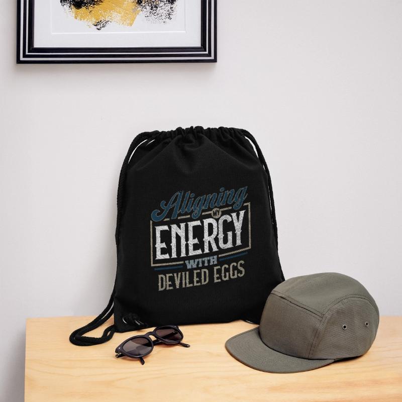 Aligning My Energy With Deviled Eggs Humor Stanley/Stella Recycled Gym Bag