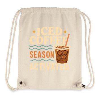 Eiskaffee-Saison - Stanley/Stella recycelter Gym Bag - Naturweiß - Vorne