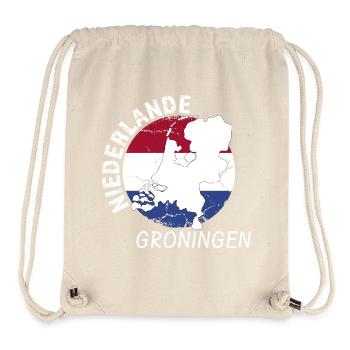 Groningen - Stanley/Stella recycelter Gym Bag - Naturweiß - Vorne