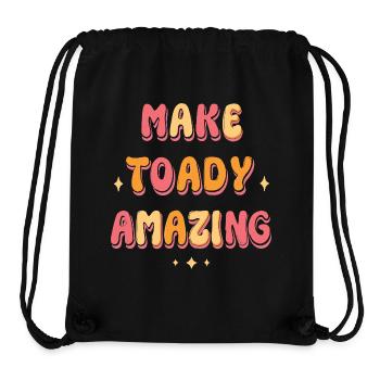 Today Gorgeous: Warm Colors - Stanley/Stella Recycled Gym Bag - black - Front