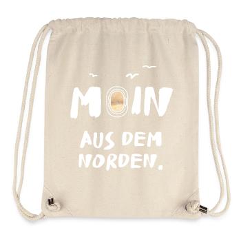 moin aus dem norden - Stanley/Stella recycelter Gym Bag - Naturweiß - Vorne