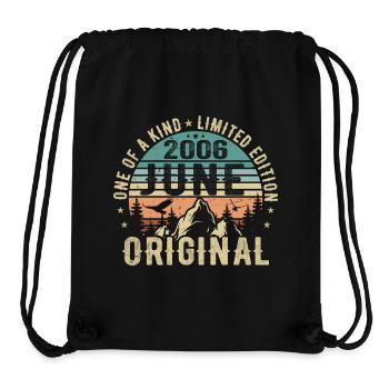 Legendary Since June 2006 Birthday Gift 2006 - Stanley/Stella Recycled Gym Bag - black - Front