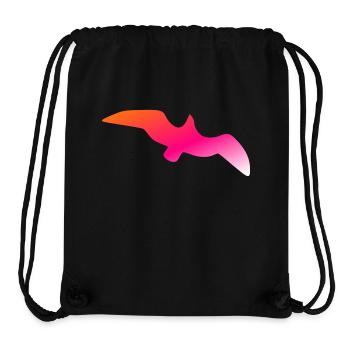 Freedom Bird | Exklusives Streetstyle-Design - Stanley/Stella recycelter Gym Bag - Schwarz - Vorne