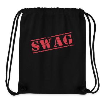 stempel swag - Stanley/Stella recycelter Gym Bag - Schwarz - Vorne