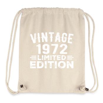 Year of birth 1972 Year of birth 1972 vintage - Stanley/Stella Recycled Gym Bag - natural - Front