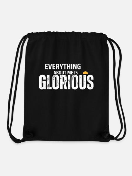 ALLES AN MIR IST HERRLICHES DESIGN - Stanley/Stella recycelter Gym Bag - Schwarz