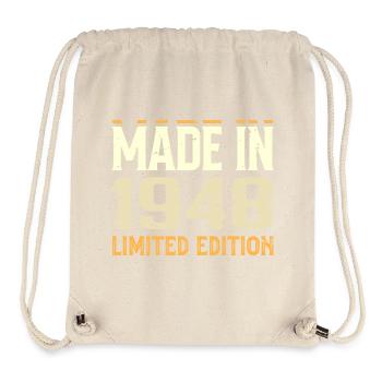 Awesome 1948 Birthday Gift Since 1948 Retro - Stanley/Stella Recycled Gym Bag - natural - Front