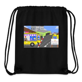 The 'Ice Cream' Factory - Stanley/Stella Recycled Gym Bag - black - Front