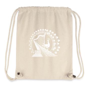 Peacock Harp Game - Stanley/Stella Recycled Gym Bag - natural - Front