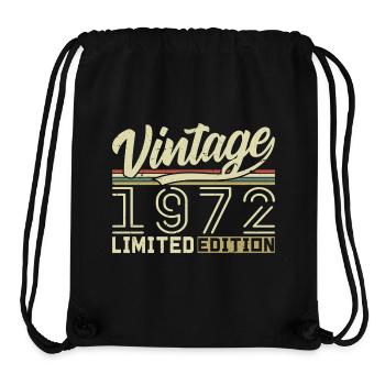 Legend since 1972 Born 1972 Birthday 52 years old - Stanley/Stella Recycled Gym Bag - black - Front
