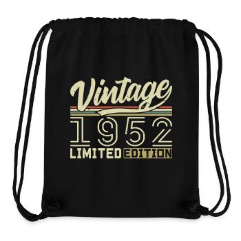 Legend since 1952 Born in 1952 Birthday 72 years old - Stanley/Stella Recycled Gym Bag - black - Front