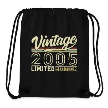 Legend since 2005 Born 2005 Birthday 19 years old - Stanley/Stella Recycled Gym Bag - black - Front