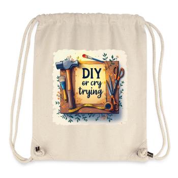 DIY or cry trying - Handwerkeln Upcycling - Stanley/Stella Recycled Gym Bag - natural - Front