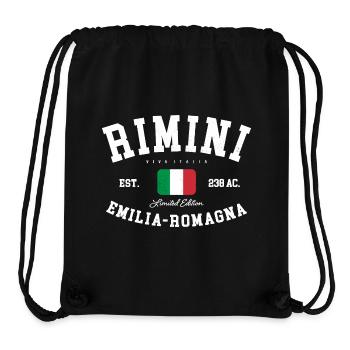 Rimini Emilia Romagna Italia Flag Italy - Stanley/Stella Recycled Gym Bag - black - Front