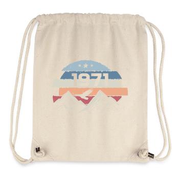Original 1971 Vintage 1971 Birthday 1971 - Stanley/Stella Recycled Gym Bag - natural - Front