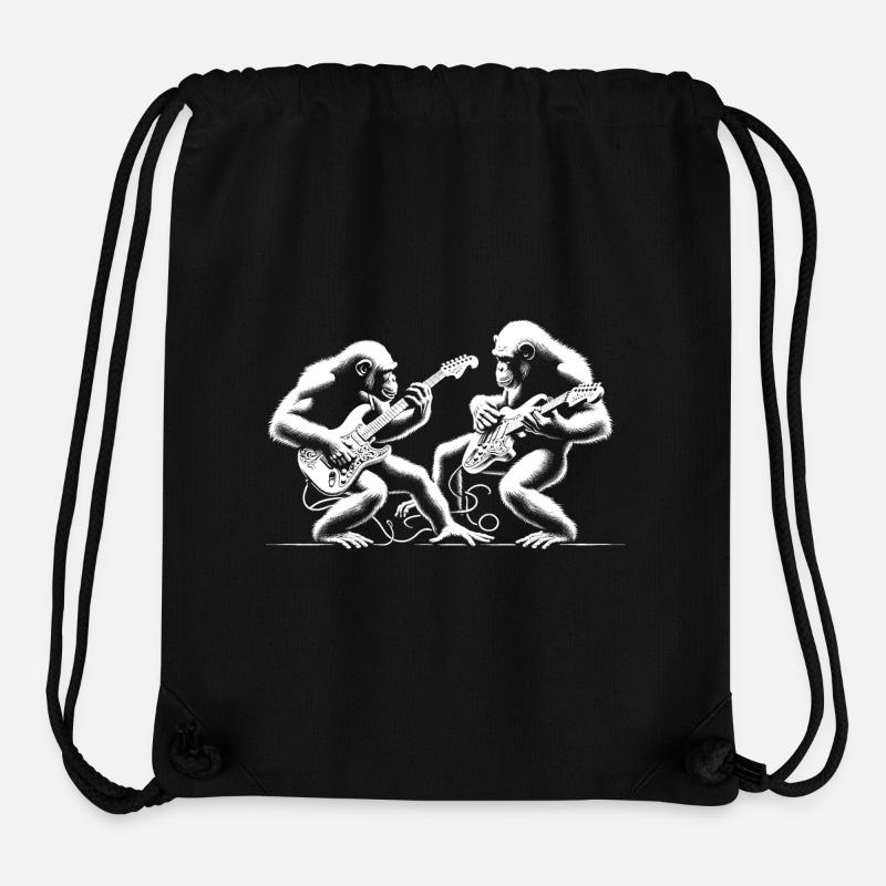 Guitar Groove Gorillas - Stanley/Stella Recycled Gym Bag - black