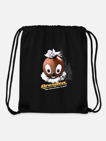 Pittiplatsch 3D Dresden - Stanley/Stella recycelter Gym Bag - Schwarz