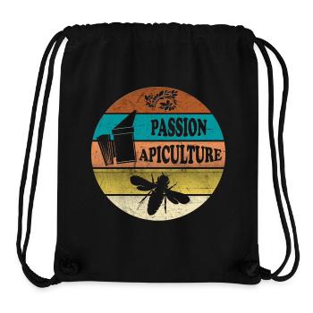 Passion for beekeeping: vintage smoker beekeeper - Stanley/Stella Recycled Gym Bag - black - Front