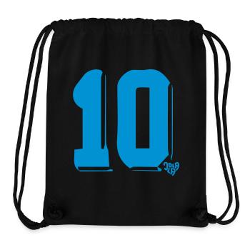 lionel - Stanley/Stella recycelter Gym Bag - Schwarz - Vorne