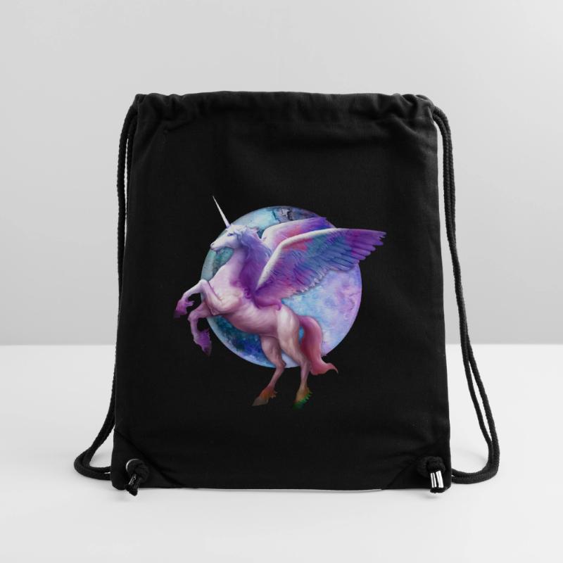 Graphique du cheval Pegasus Sac à cordon recyclé Stanley/Stella