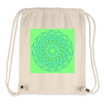 Grüner Kreis Web - Stanley/Stella recycelter Gym Bag - Naturweiß - Vorne