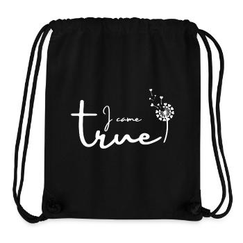 I made a wish & I came true | Mom Child Saying SET - Stanley/Stella Recycled Gym Bag - black - Front