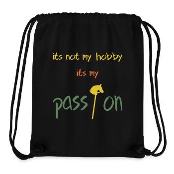 hobby horsing passion - Stanley/Stella recycelter Gym Bag - Schwarz - Vorne