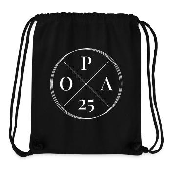 Opa 25 - Baby Ankündigung - Zukünftiger Opa 2025 - Stanley/Stella recycelter Gym Bag - Schwarz - Vorne