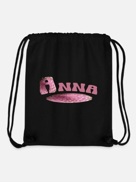 Anna Vorname - Stanley/Stella recycelter Gym Bag - Schwarz