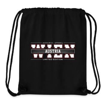 Vienna - Stanley/Stella Recycled Gym Bag - black - Front