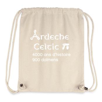 Ardeche celtic 3 - Sac à cordon recyclé Stanley/Stella - blanc naturel - Devant