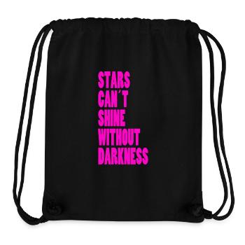STARS CAN´T SHINE WITHOUT DARKNESS - NEONPINK - Stanley/Stella Recycled Gym Bag - black - Front