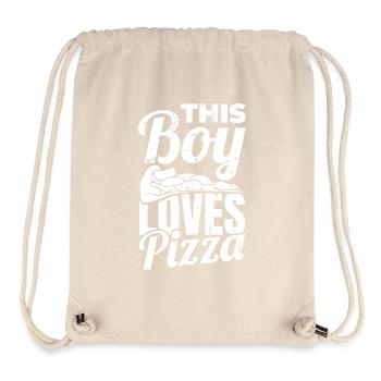 Pizza Boy - Stanley/Stella Recycled Gym Bag - natural - Front